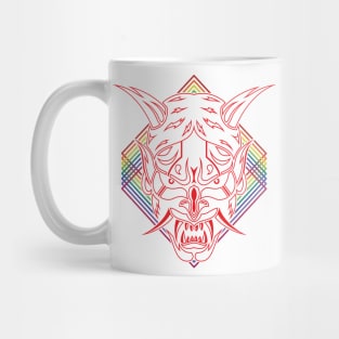 Retro Red Shinigami Mug